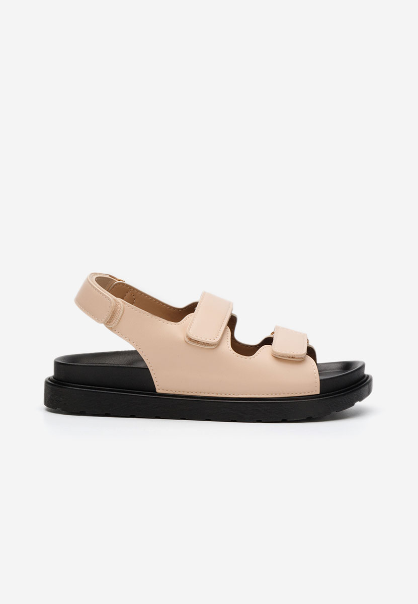 Sandali con plateau Briane beige