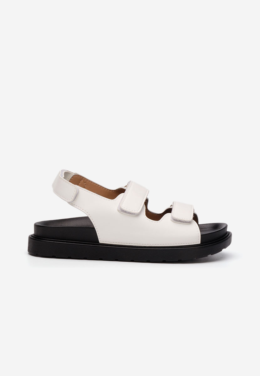 Sandali con plateau Briane bianchi