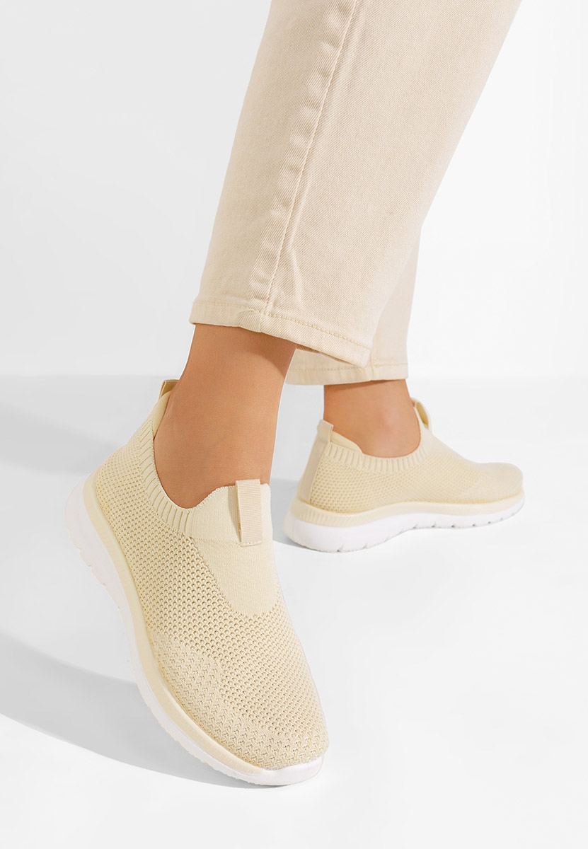 Scarpe da ginnastic Slip-On Achara beige