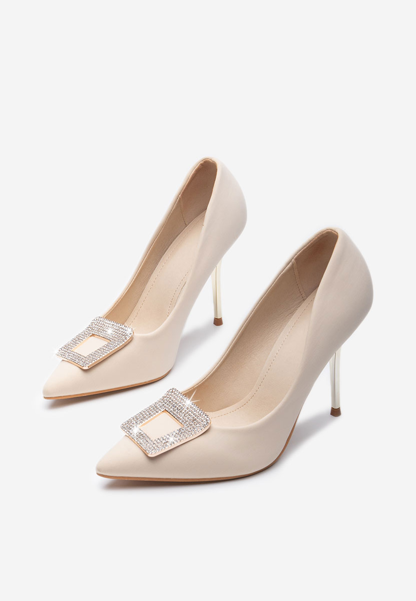 Décolleté tacco a spillo Edalia beige