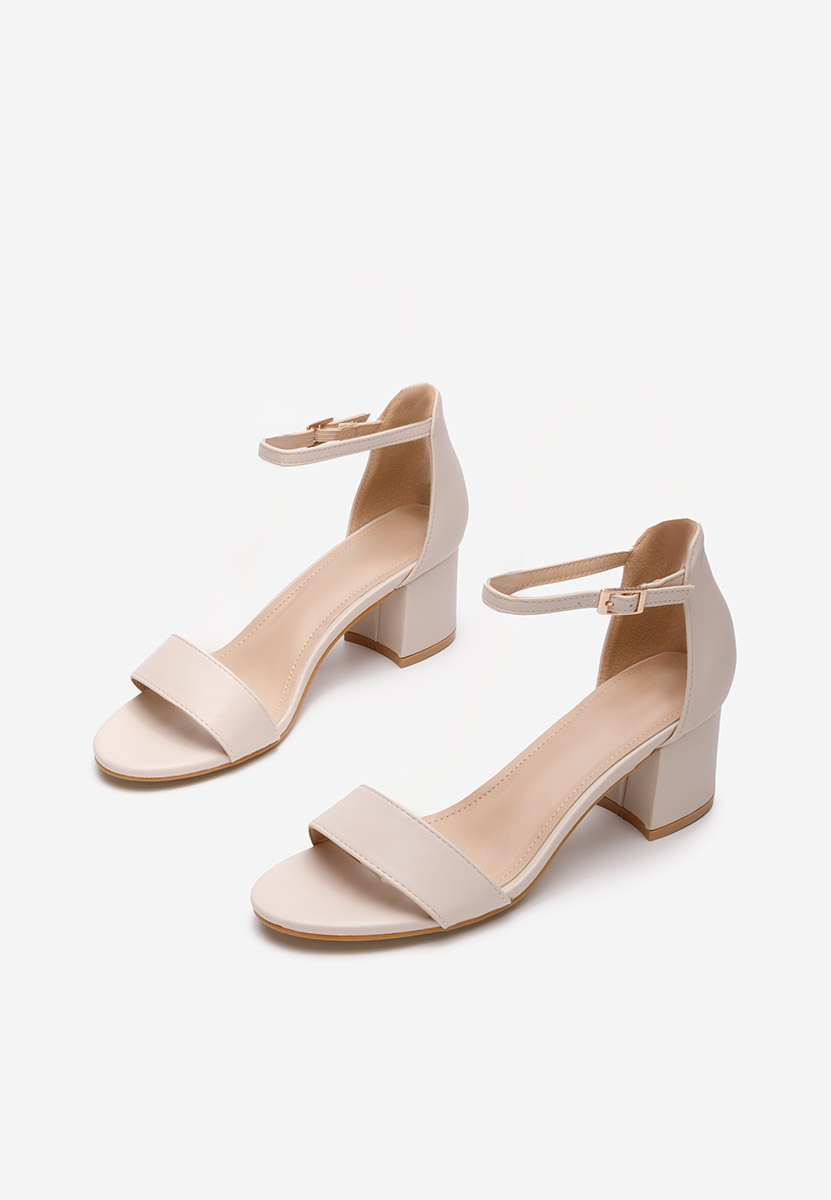Sandali tacco medio Nomeria V2 beige