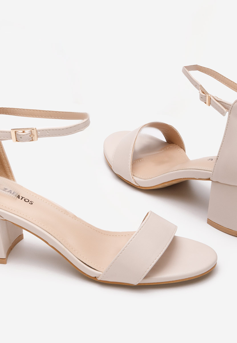 Sandali tacco medio Nomeria V2 beige