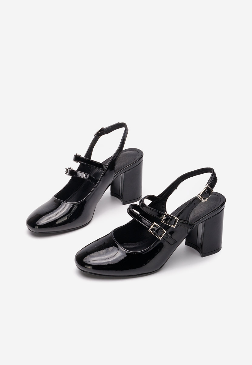 Décolleté in vernice Izalda nero