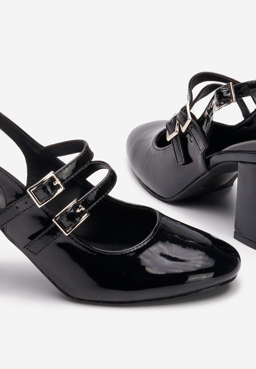 Décolleté in vernice Izalda nero