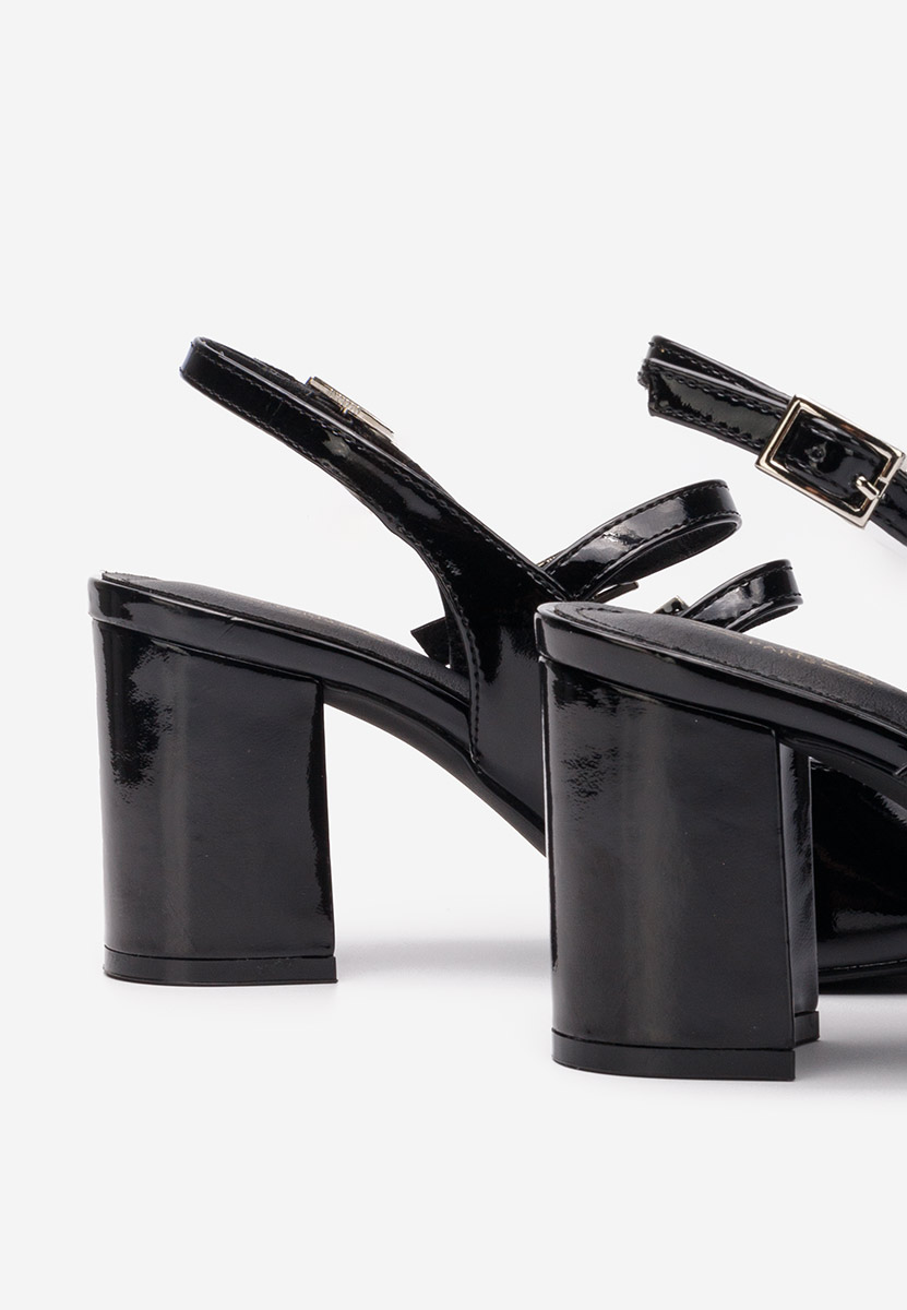 Décolleté in vernice Izalda nero