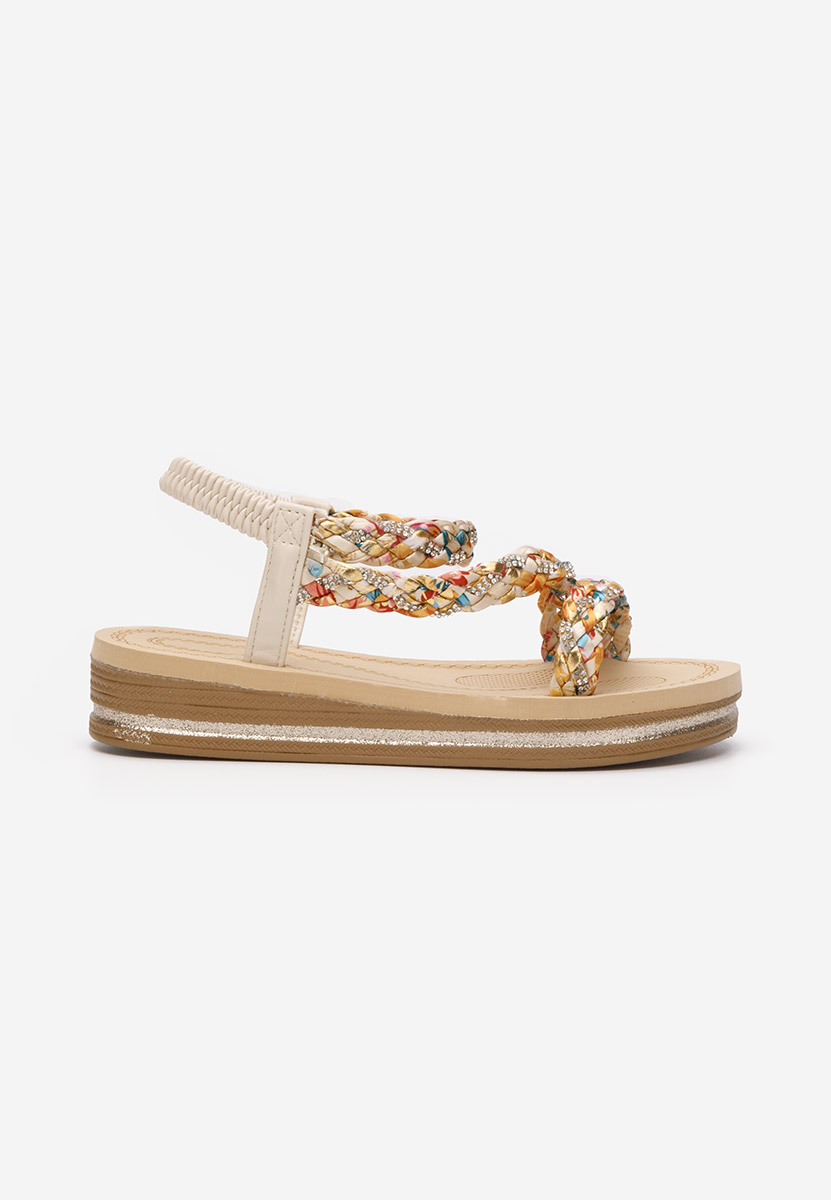 Sandali con plateau Moniela V2 beige