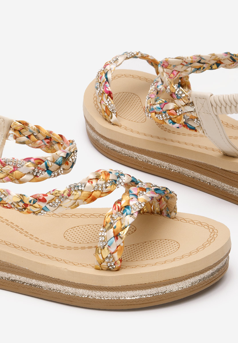 Sandali con plateau Moniela V2 beige