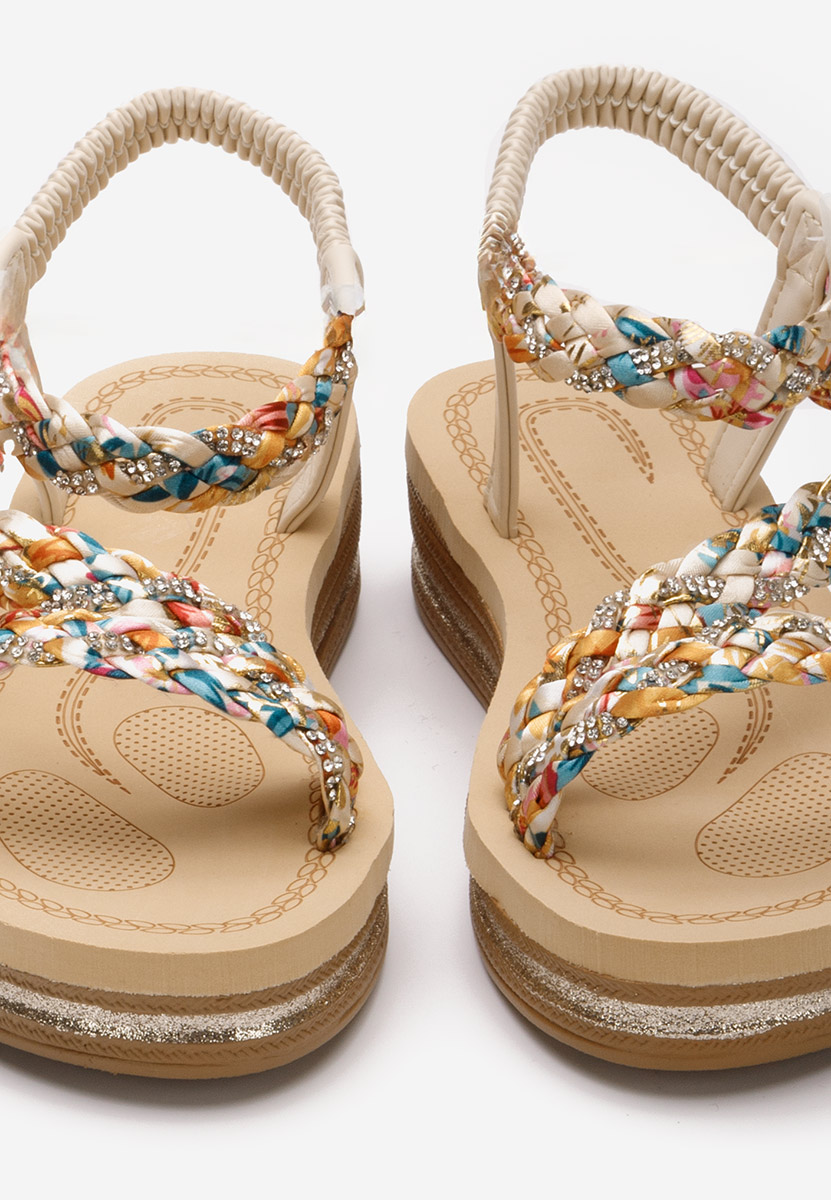 Sandali con plateau Moniela V2 beige