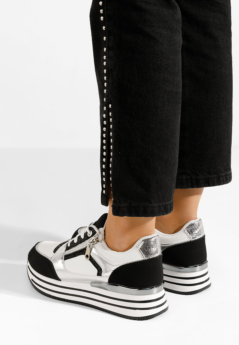 Sneakers con plateau Nellia nero