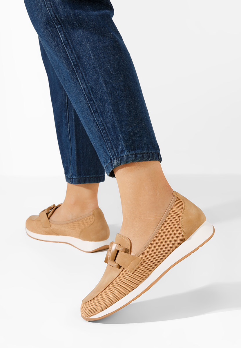 Scarpe basse donna Clericia camel