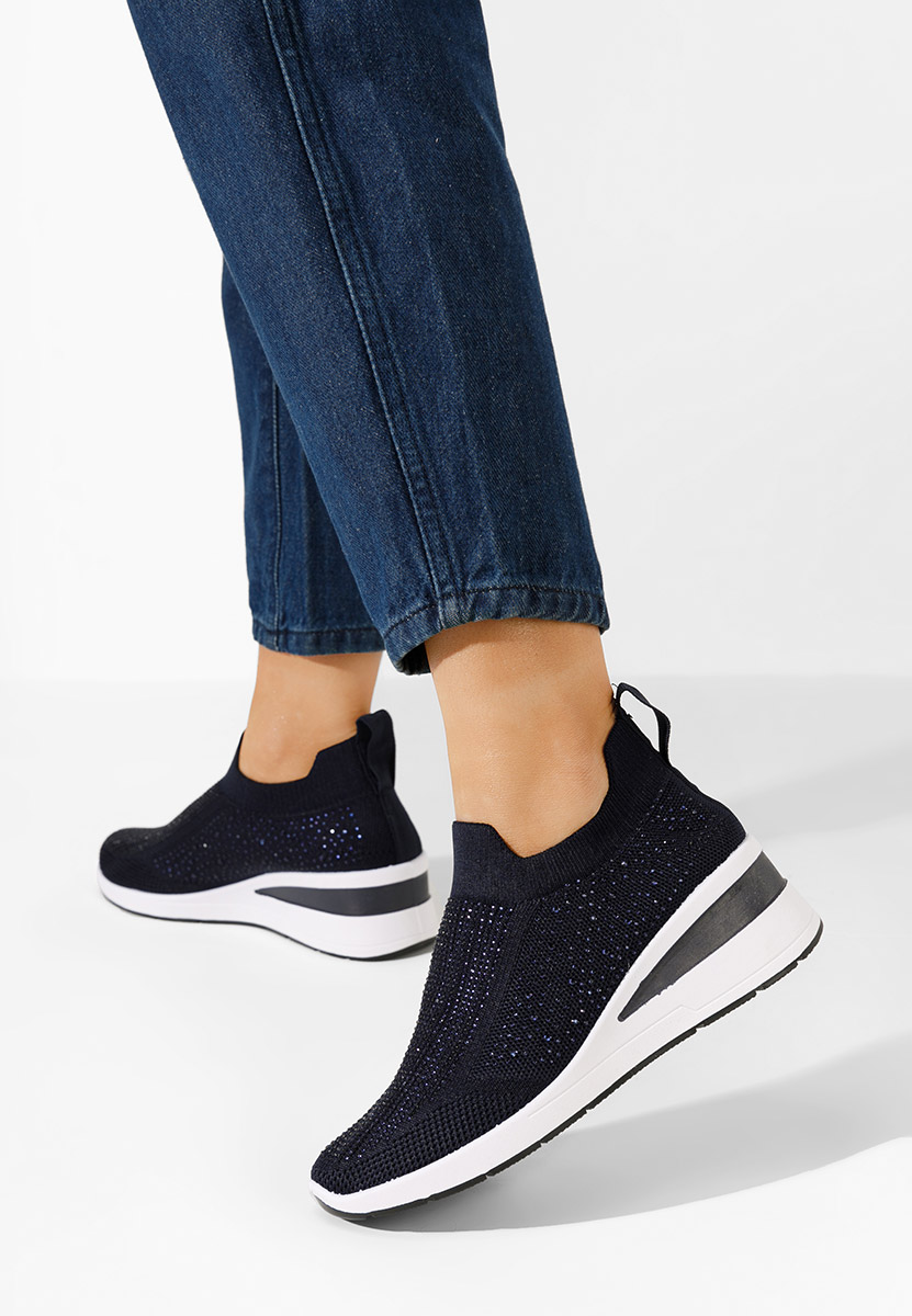 Scarpe da ginnastic Slip-On Amelie blu marine