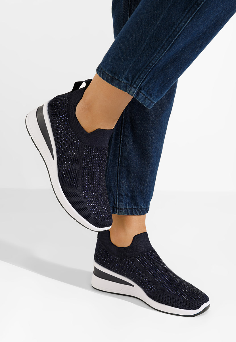 Scarpe da ginnastic Slip-On Amelie blu marine