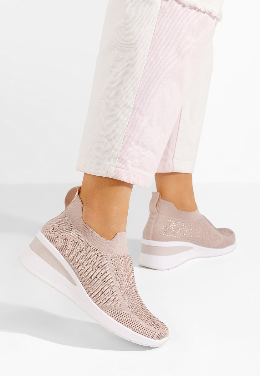 Scarpe da ginnastic Slip-On Amelie rosa