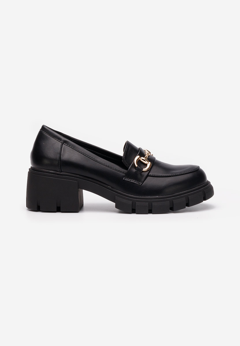 Mocassini donna eleganti Evie Nero