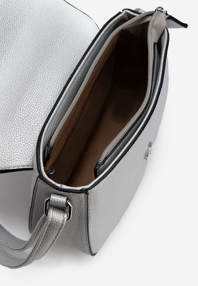 Borsa a tracolla Brenna argento Borsa a tracolla Brenna argento