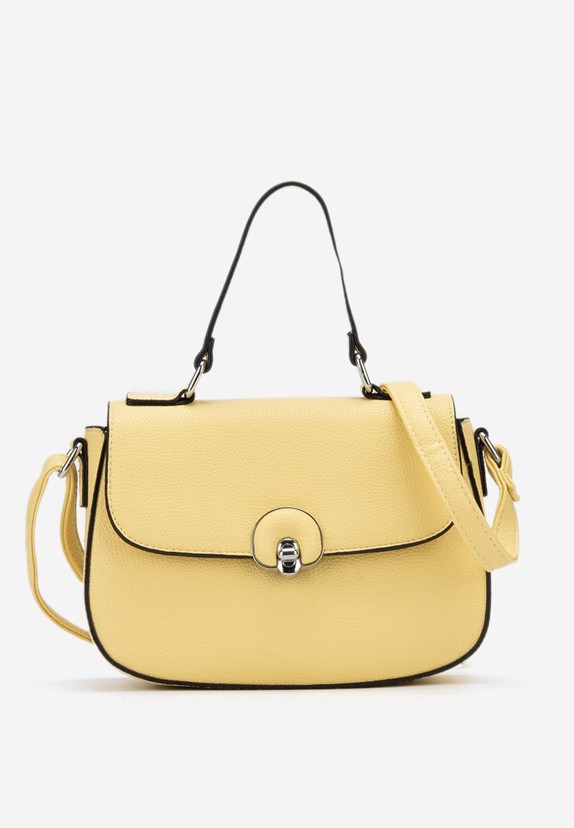 Borsa a tracolla Brenna gialla