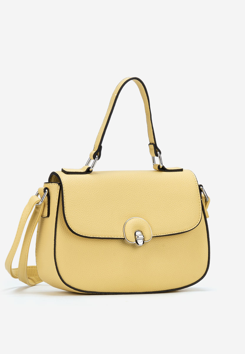 Borsa a tracolla Brenna gialla