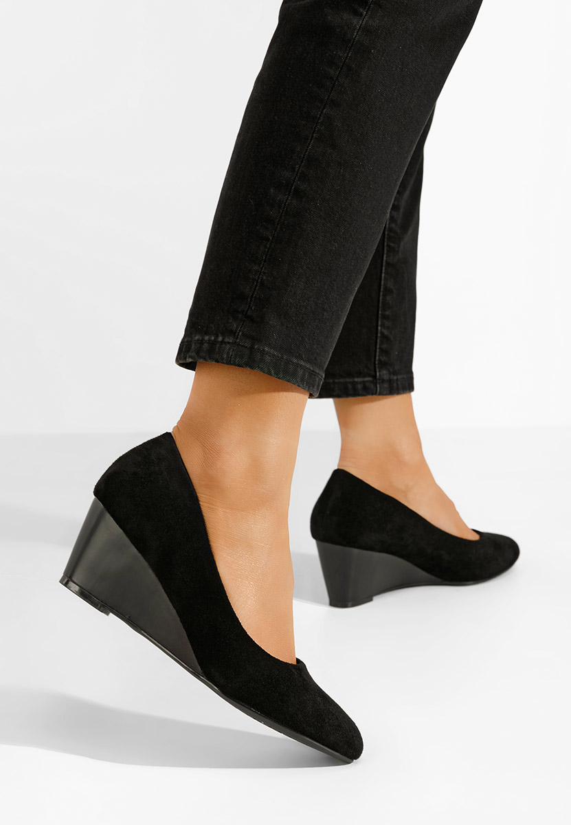 Scarpe con zeppa Cutiara V2 nero