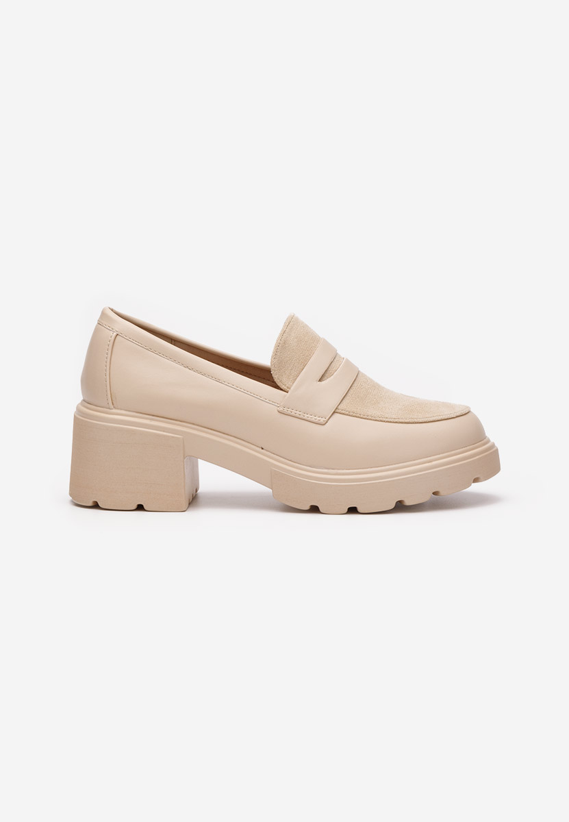 Mocassini con plateau Naera V2 beige