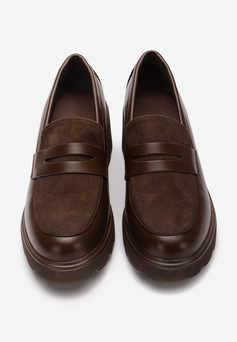 Mocassini con plateau Naera V2 marrone