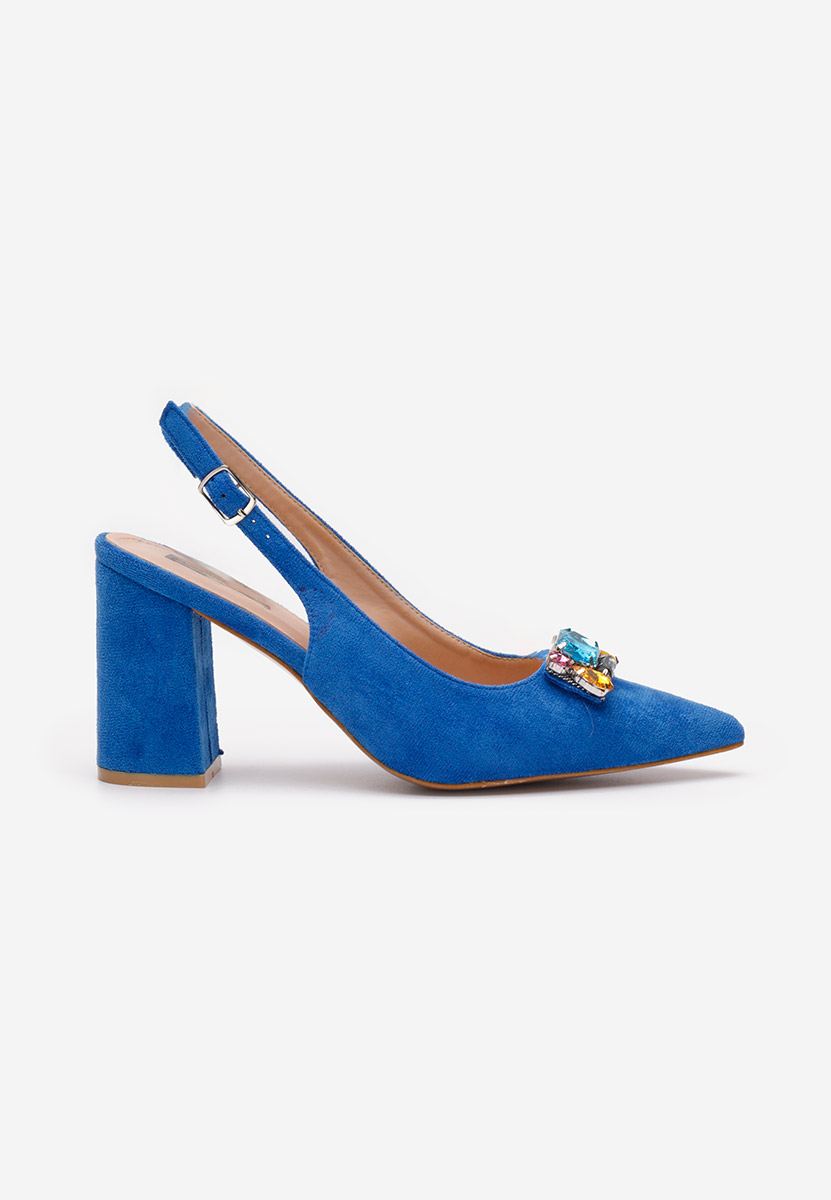 Décolleté Slingback Rossana blu