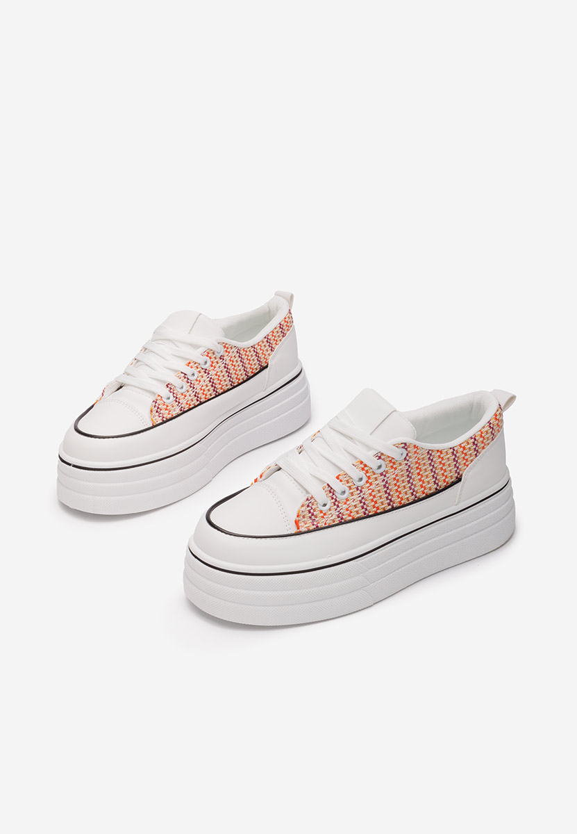 Scarpe da ginnastica con piattaforma Martheia V2 arancioni