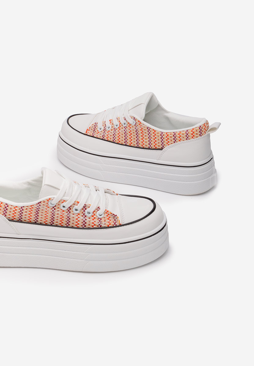 Scarpe da ginnastica con piattaforma Martheia V2 arancioni