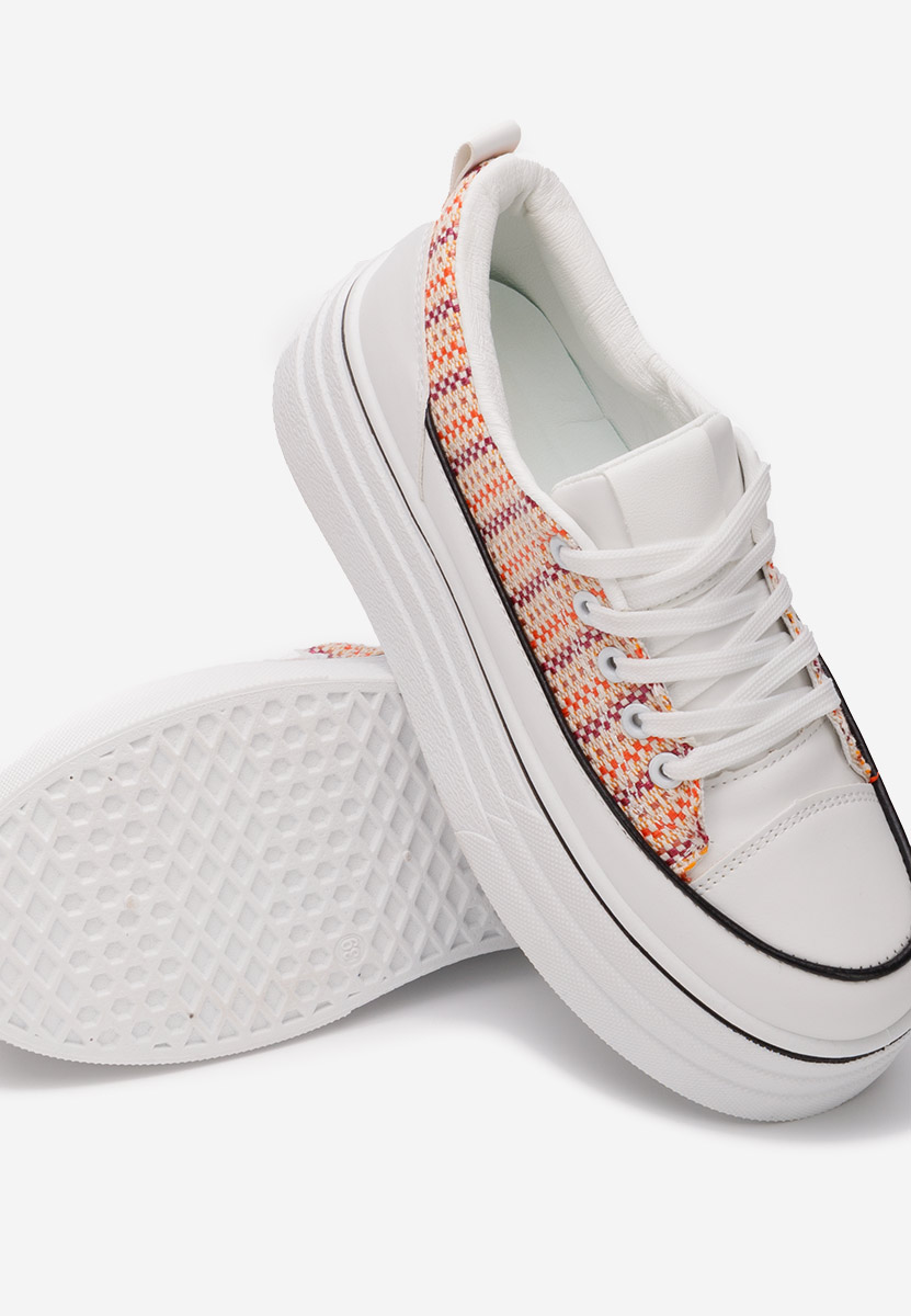 Scarpe da ginnastica con piattaforma Martheia V2 arancioni
