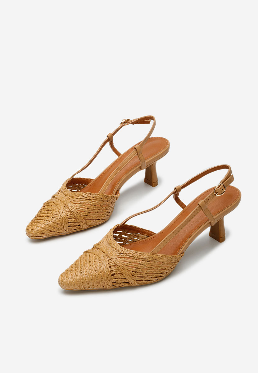 Décolleté Slingback Veratia camel