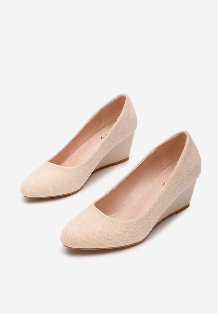 Scarpe con zeppa Cutiara V2 beige