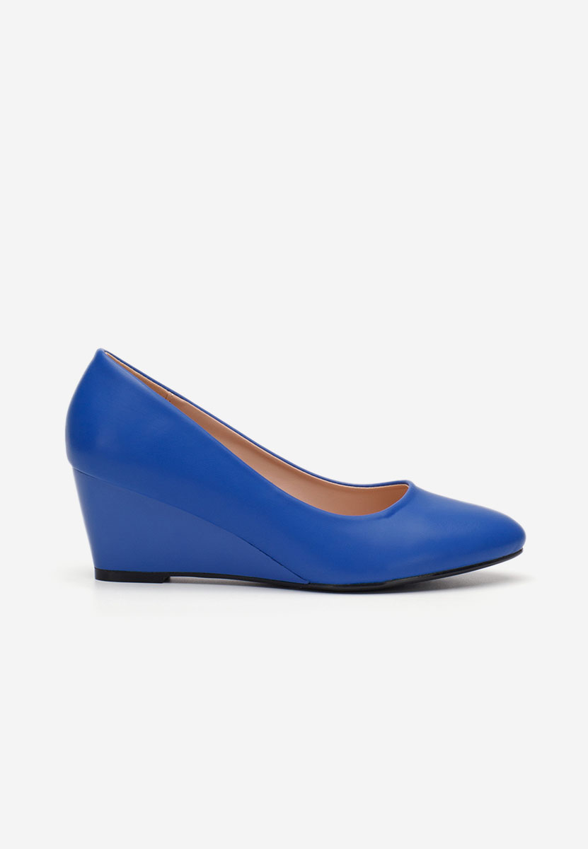Scarpe con zeppa Cutiara blu