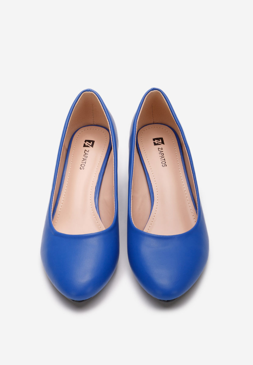 Scarpe con zeppa Cutiara blu