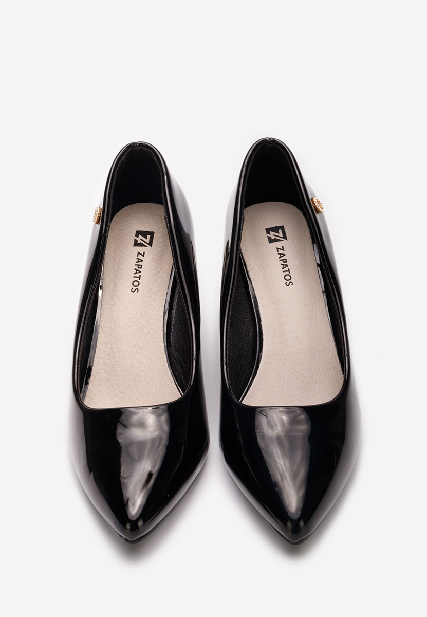 Décolleté tacco largo Nelia V3 nero