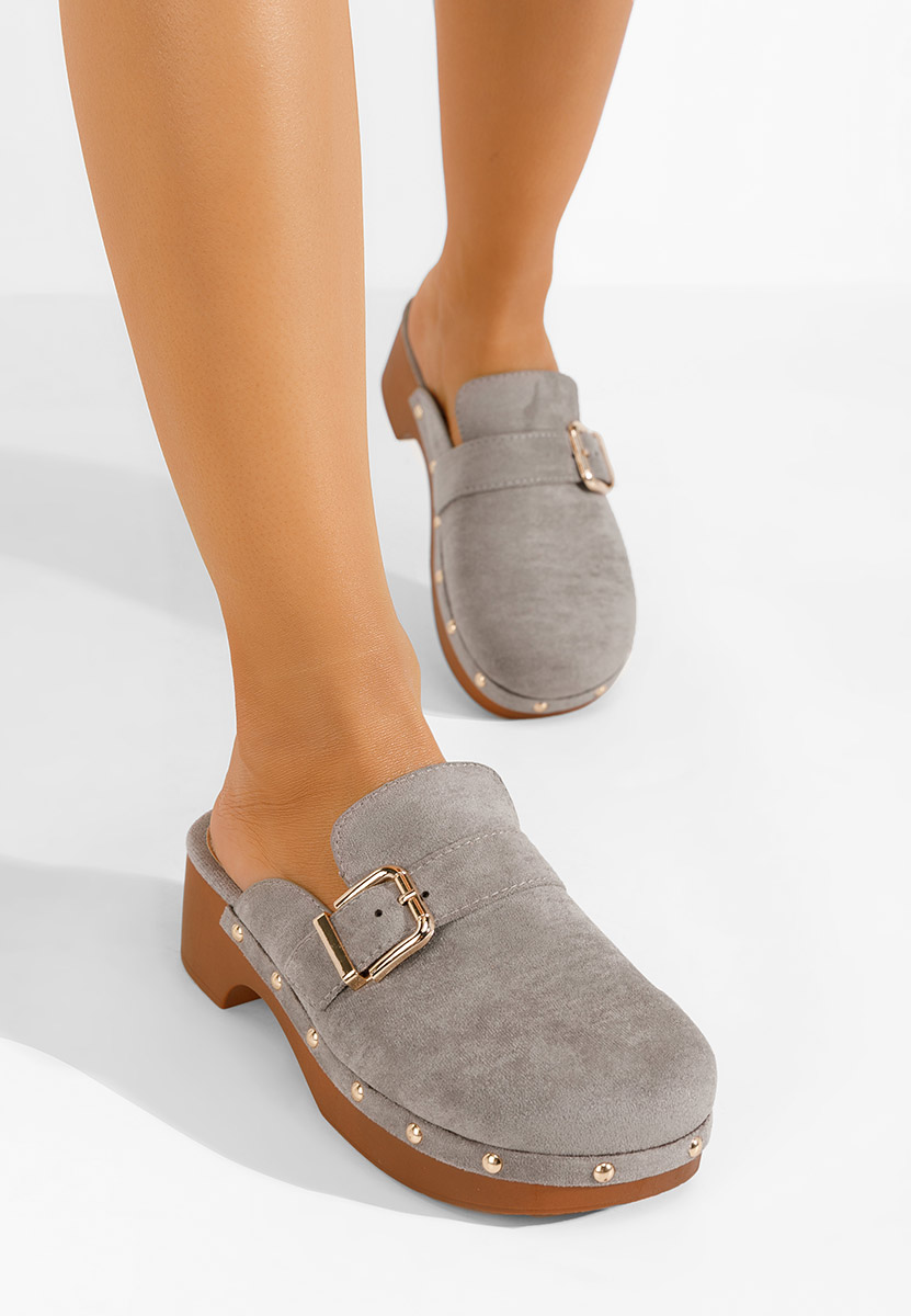 Zoccoli donna Advika V2 grigio