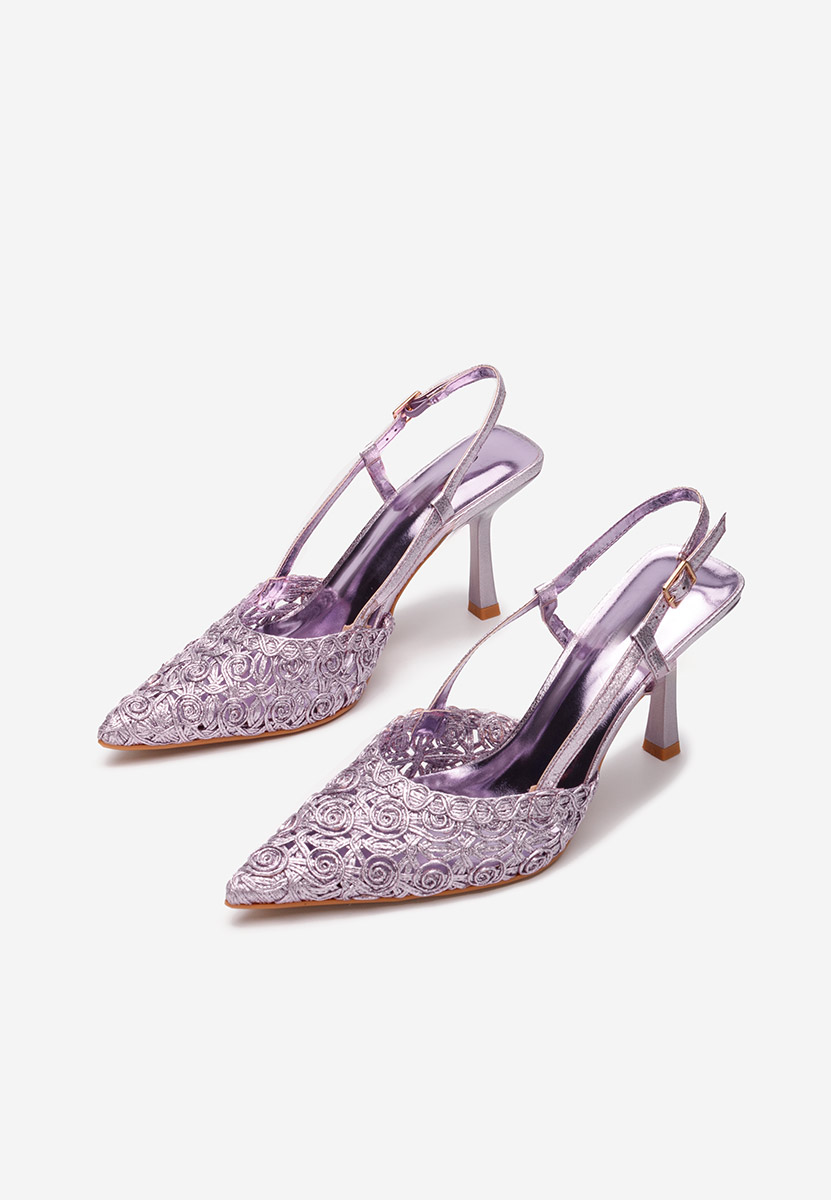 Décolleté Slingback Azzie lila