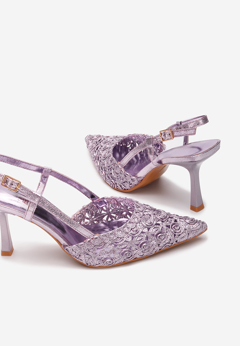 Décolleté Slingback Azzie lila