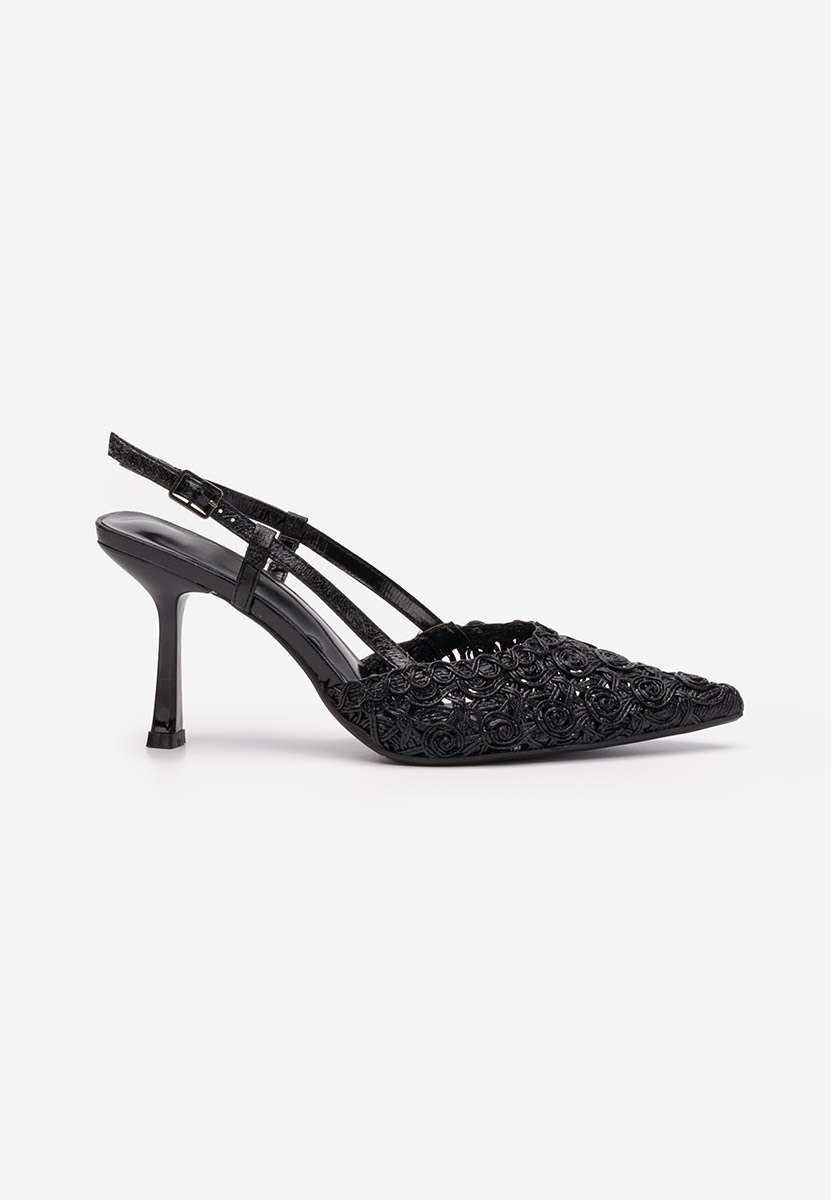 Décolleté Slingback Azzie nero