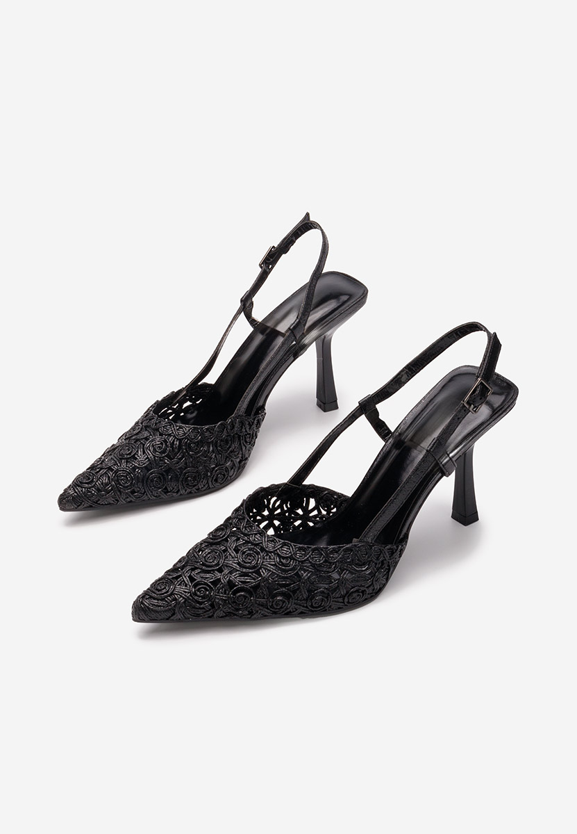 Décolleté Slingback Azzie nero