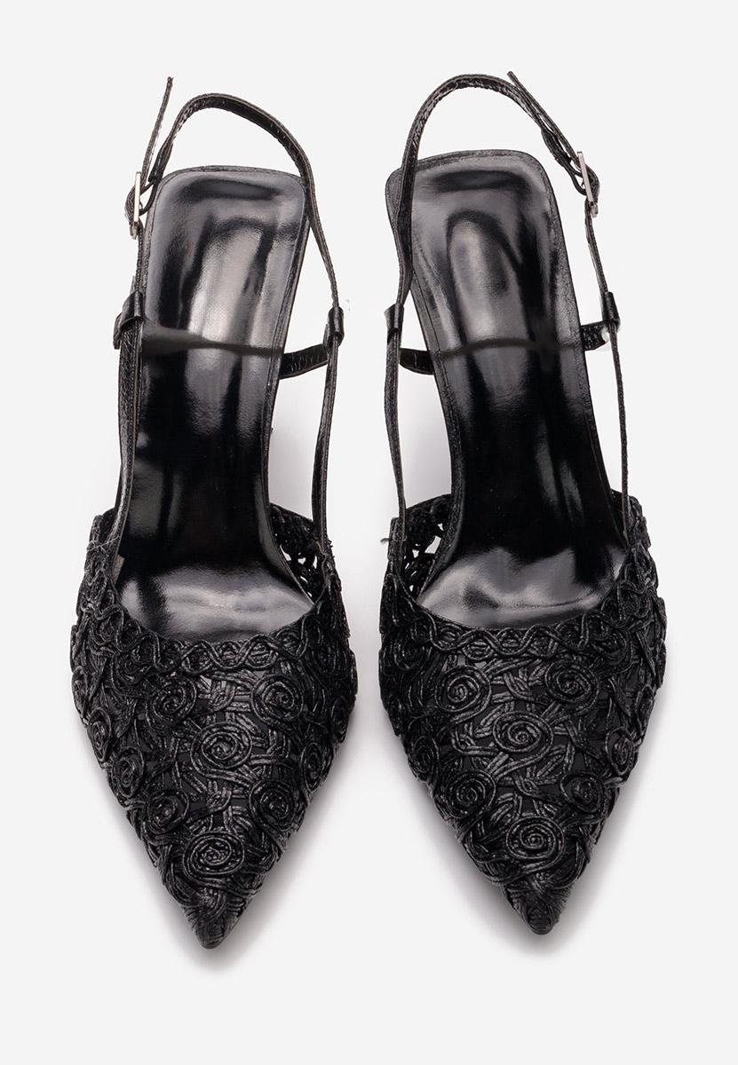 Décolleté Slingback Azzie nero