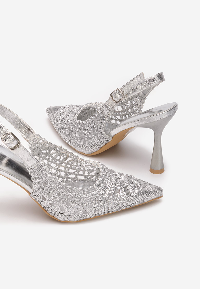 Décolleté Slingback Katherine argento