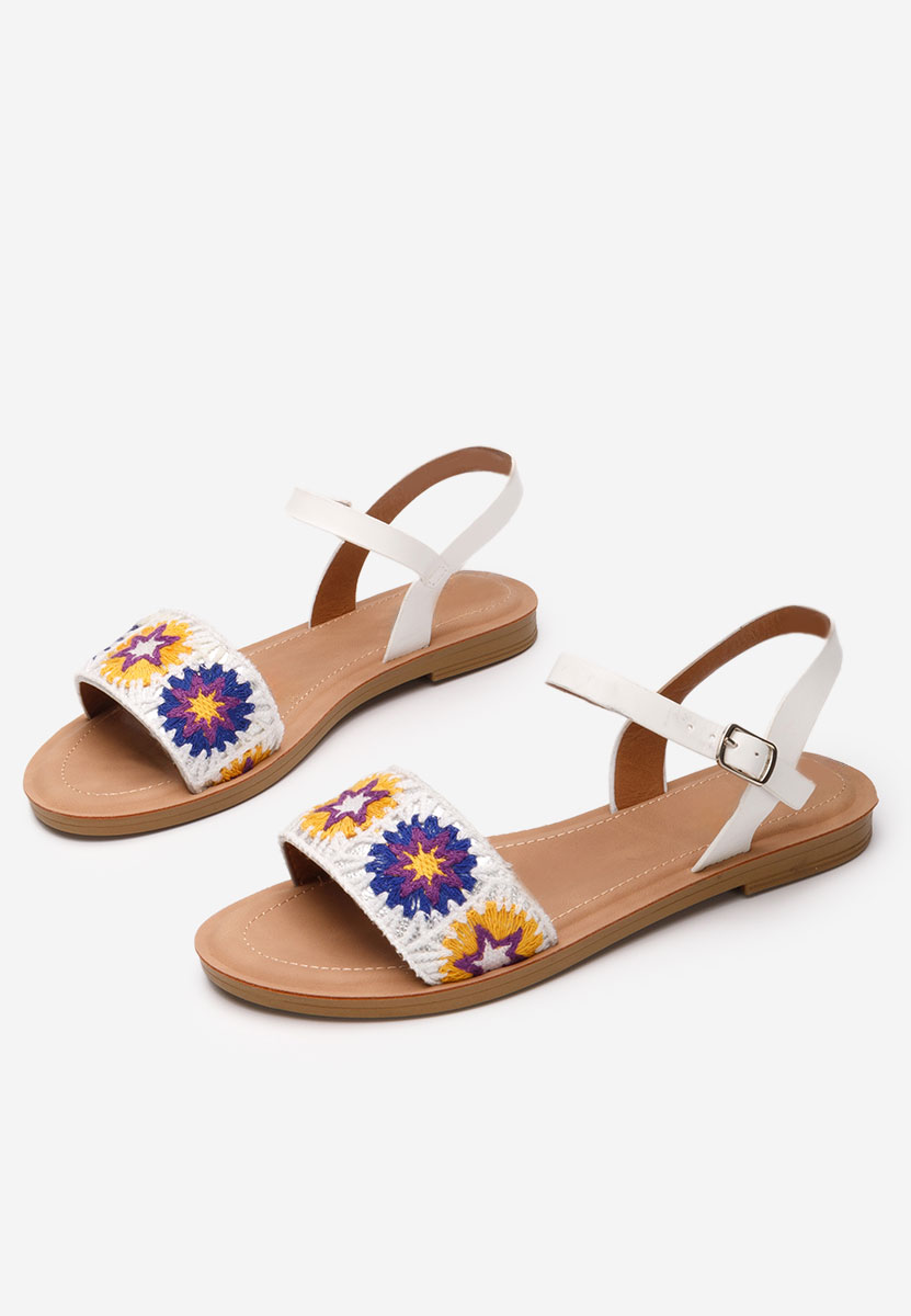 Sandali bassi eleganti Annea bianchi