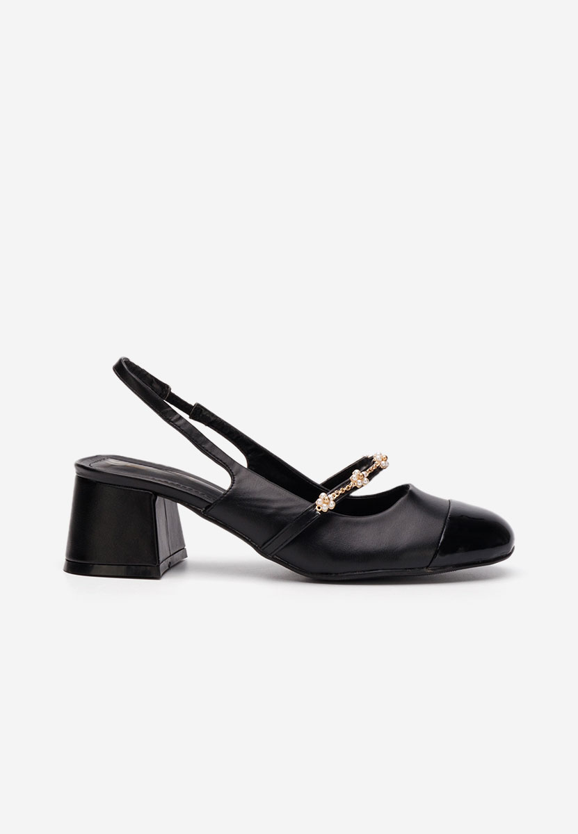 Décolleté tacco medio Paecia nero