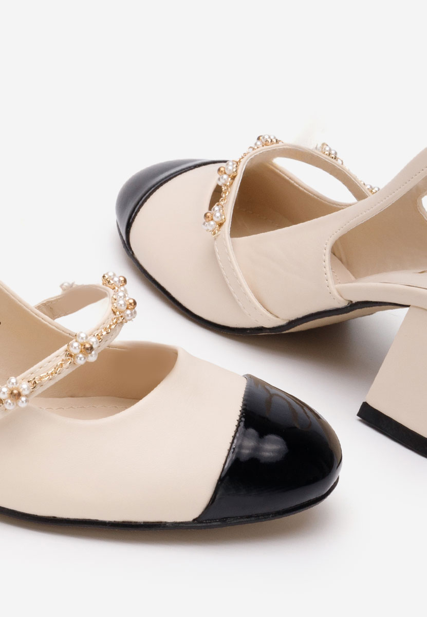 Décolleté Slingback Paecia beige