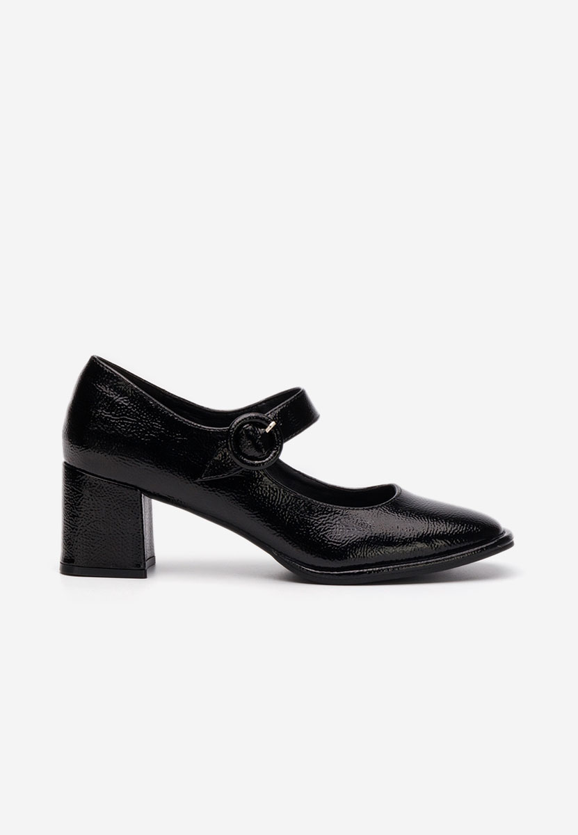 Décolleté tacco largo Valerea V2 nero