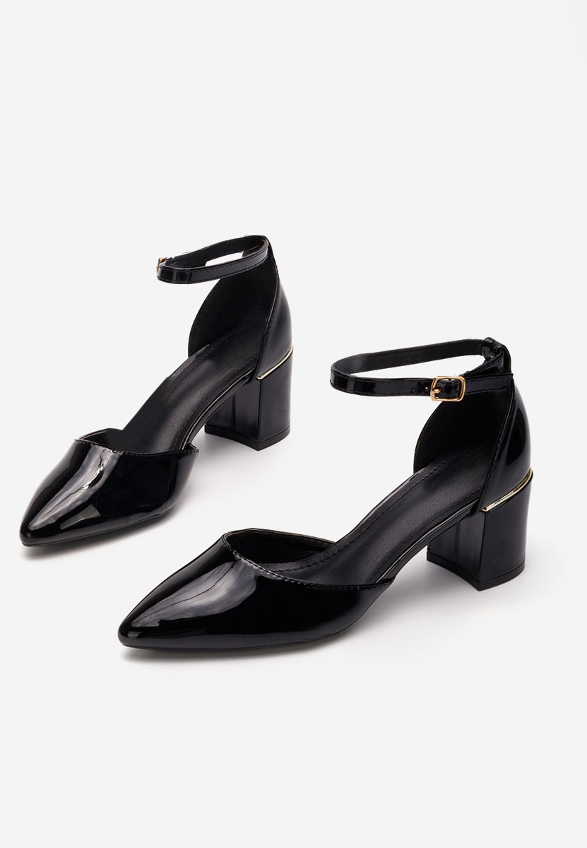 Décolleté tacco largo Charmella V3 nero