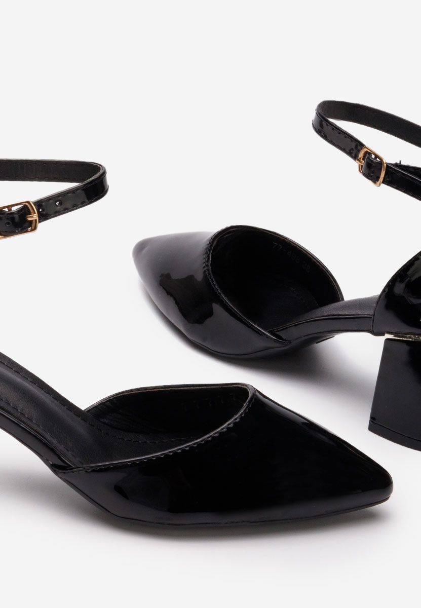 Décolleté tacco largo Charmella V3 nero