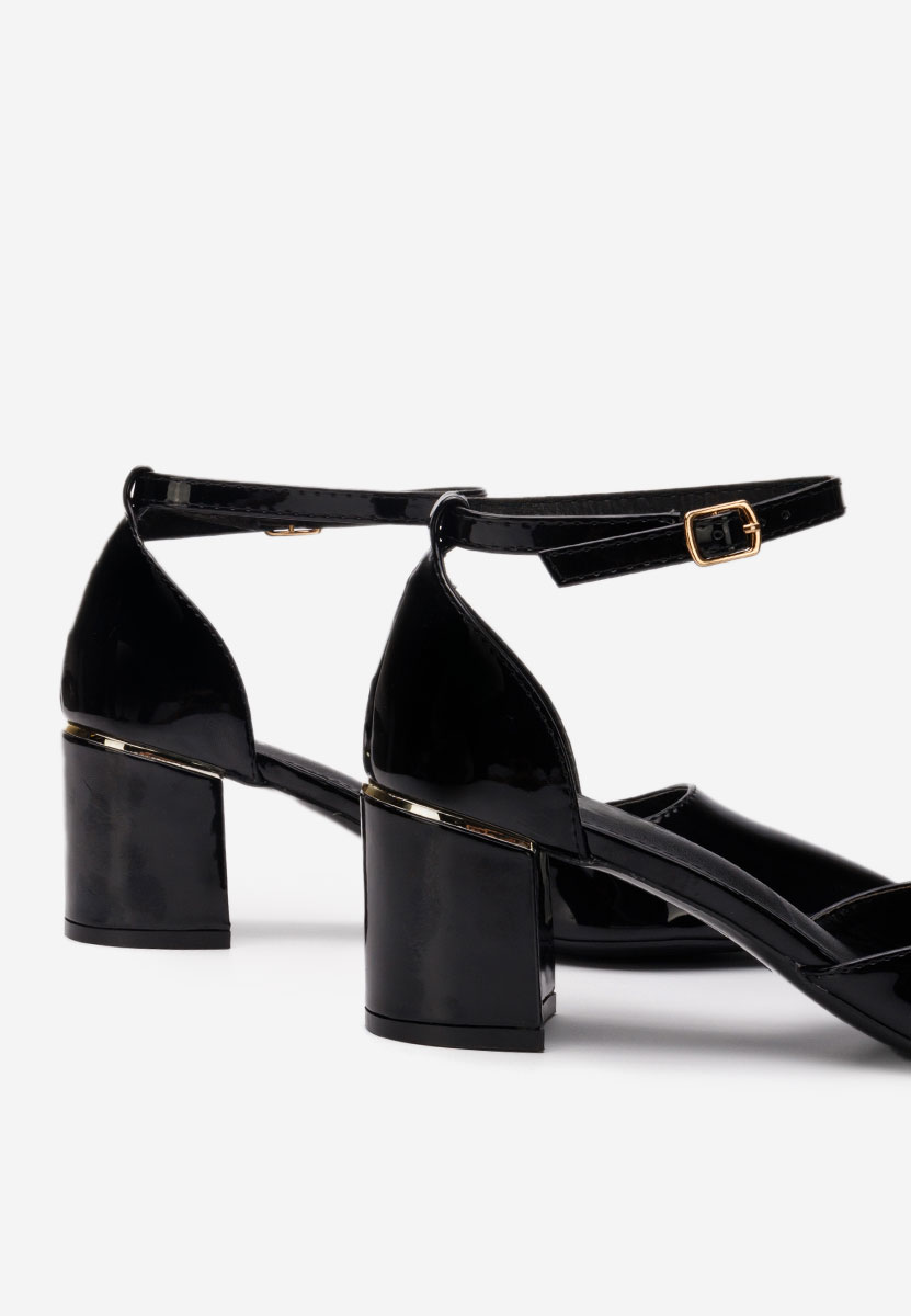 Décolleté tacco largo Charmella V3 nero