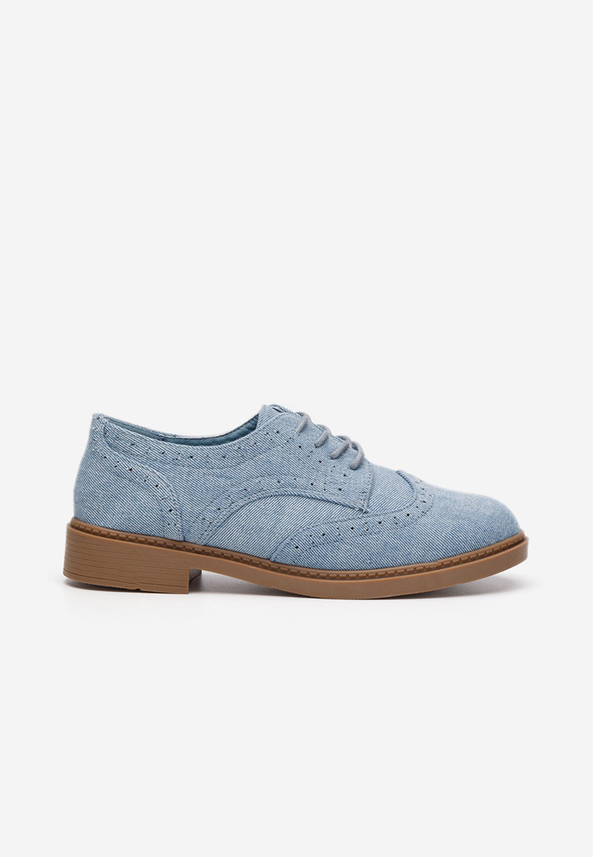 Scarpe brogue donna Cametia denim