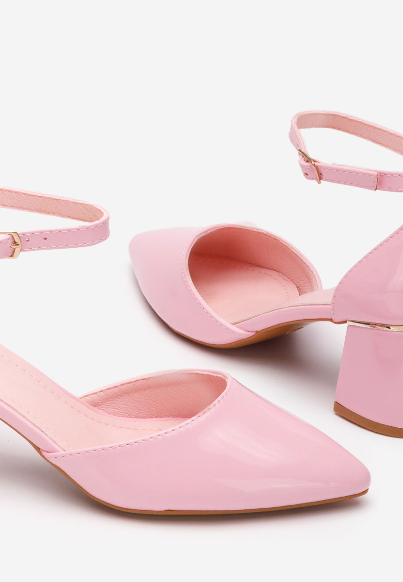 Décolleté tacco largo Charmella V3 rosa