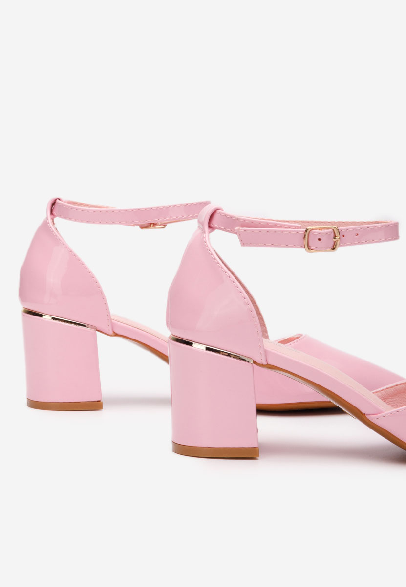 Décolleté tacco largo Charmella V3 rosa